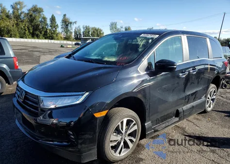 2022 Honda Odyssey Touring from USA, damaged, VIN 5FNRL6H88NB067031